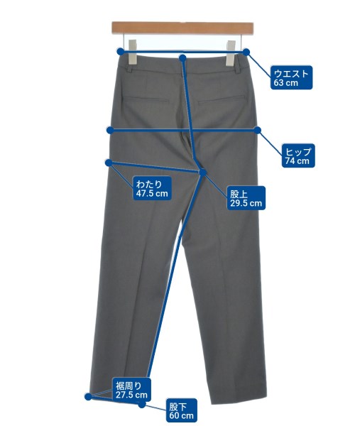 UNITED ARROWS（ユナイテッドアローズ）スラックス グレー サイズ:34(XS位) レディース/2200699026055