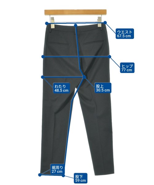 UNITED ARROWS（ユナイテッドアローズ）スラックス 黒 サイズ:34(XS位) レディース/2200693884019
