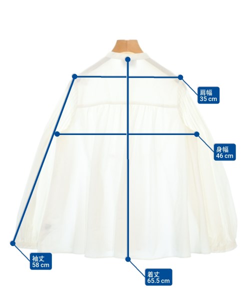 UNITED ARROWS（ユナイテッドアローズ）カジュアルシャツ 白 サイズ:-(L位) レディース/2200699598019