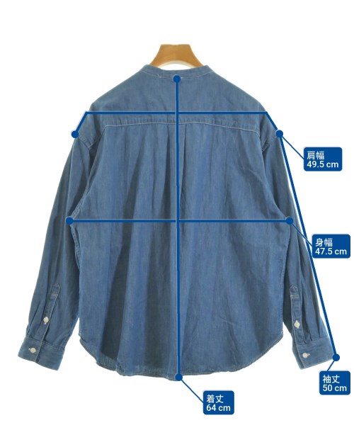 UNITED ARROWS（ユナイテッドアローズ）カジュアルシャツ 青 サイズ:F レディース/2200698272057