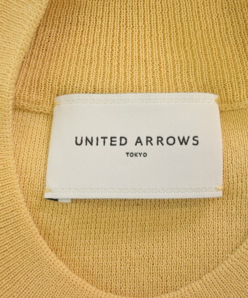 UNITED ARROWS（ユナイテッドアローズ）ベスト/ノースリーブ 黄 サイズ:F レディース/2200697984050