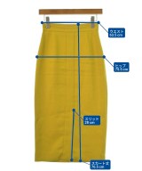 UNITED ARROWS（ユナイテッドアローズ）ロング・マキシ丈スカート 黄 サイズ:34(XS位) レディース/2200697508027