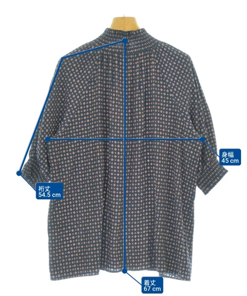 UNITED ARROWS（ユナイテッドアローズ）ブラウス 紺 サイズ:F レディース/2200701445027
