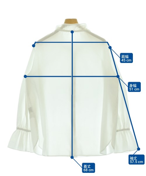 UNITED ARROWS（ユナイテッドアローズ）ブラウス 白 サイズ:F レディース/2200695437091