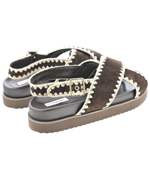 UNITED ARROWS（ユナイテッドアローズ）サンダル 茶 サイズ:EU38(24.5cm位) レディース/2200701718107