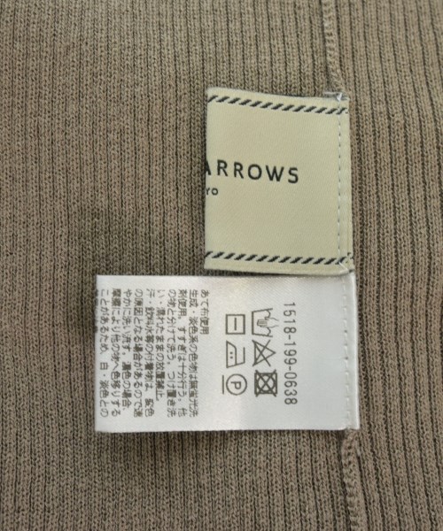 UNITED ARROWS（ユナイテッドアローズ）ベスト/ノースリーブ 茶 サイズ:-(XS位) レディース/2200697488107