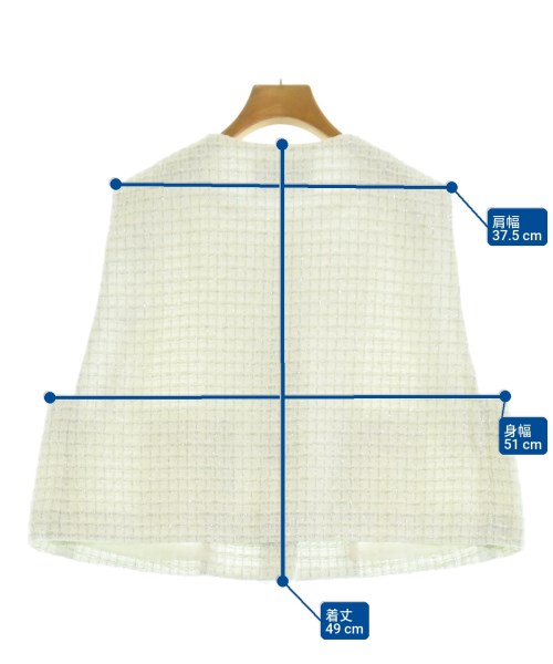 UNITED ARROWS（ユナイテッドアローズ）ベスト 白 サイズ:F レディース/2200647339060