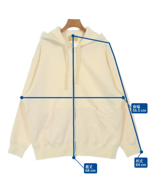 UNITED ARROWS（ユナイテッドアローズ）パーカー 白 サイズ:F レディース/2200651725064