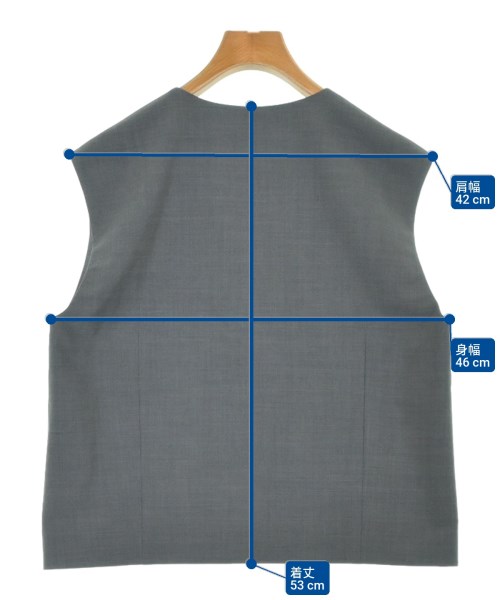 UNITED ARROWS（ユナイテッドアローズ）ベスト グレー サイズ:-(M位) レディース/2200648768128