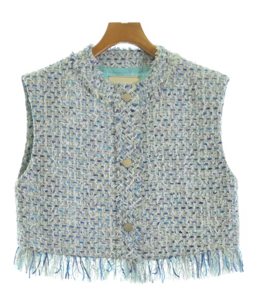 UNITED ARROWS(ユナイテッドアローズ)ベスト 青 サイズ:F/2200649057191