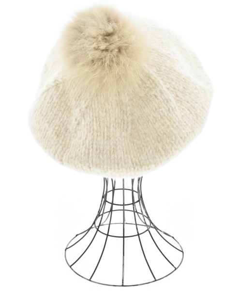 UNITED ARROWS（ユナイテッドアローズ）ニットキャップ・ビーニー 白 サイズ:- レディース/2200646223025