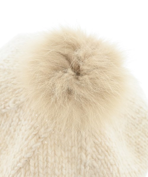 UNITED ARROWS（ユナイテッドアローズ）ニットキャップ・ビーニー 白 サイズ:- レディース/2200646223025