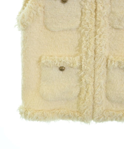 UNITED ARROWS（ユナイテッドアローズ）ノーカラージャケット 白 サイズ:36(S位) レディース/2200646928166