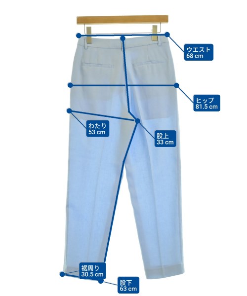 UNITED ARROWS（ユナイテッドアローズ）スラックス 青 サイズ:38(M位) レディース/2200650909083