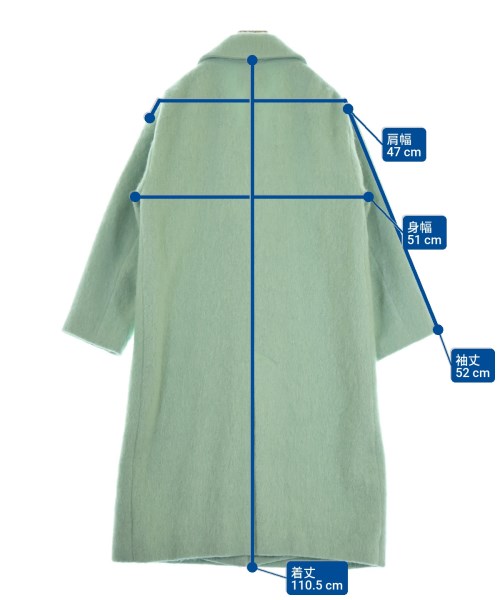 UNITED ARROWS（ユナイテッドアローズ）チェスターコート 緑 サイズ:36(S位) レディース/2200649113019