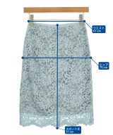 UNITED ARROWS（ユナイテッドアローズ）ひざ丈スカート 青 サイズ:34(XS位) レディース/2200649656103