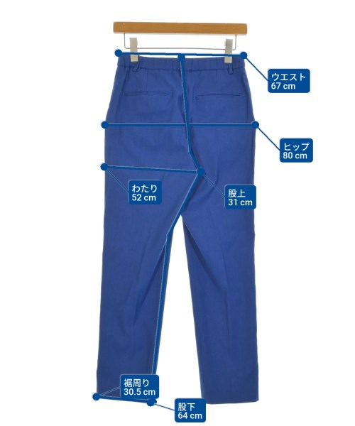 UNITED ARROWS（ユナイテッドアローズ）スラックス 青 サイズ:38(M位) レディース/2200649410088