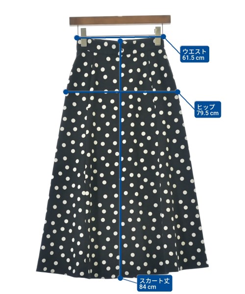 UNITED ARROWS（ユナイテッドアローズ）ロング・マキシ丈スカート 黒 サイズ:34(XS位) レディース/2200649410095