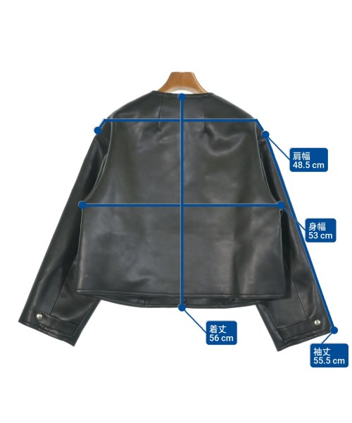 UNITED ARROWS（ユナイテッドアローズ）ライダース 黒 サイズ:38(M位) レディース/2200649449019