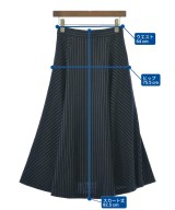 UNITED ARROWS（ユナイテッドアローズ）ロング・マキシ丈スカート 紺 サイズ:36(S位) レディース/2200651699099