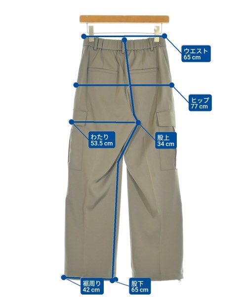 UNITED ARROWS（ユナイテッドアローズ）カーゴパンツ カーキ サイズ:36(S位) レディース/2200658545108