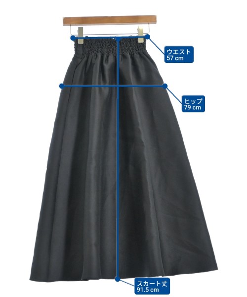 UNITED ARROWS（ユナイテッドアローズ）ロング・マキシ丈スカート 黒 サイズ:36(S位) レディース/2200655235217