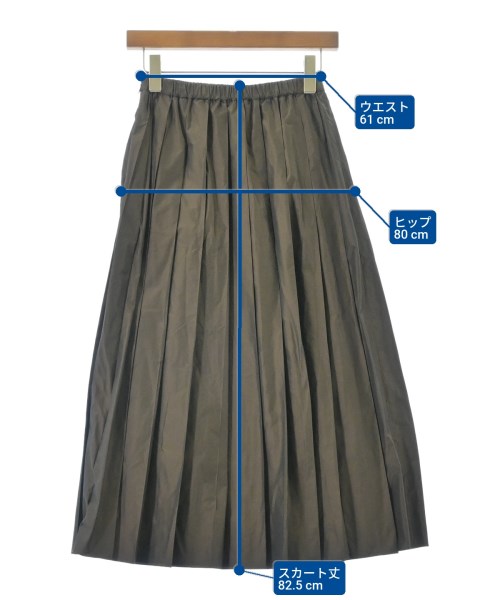 UNITED ARROWS（ユナイテッドアローズ）ロング・マキシ丈スカート 茶 サイズ:36(S位) レディース/2200655235224