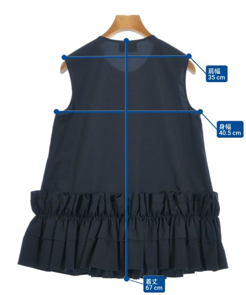 UNITED ARROWS（ユナイテッドアローズ）ブラウス 紺 サイズ:36(S位) レディース/2200659021014