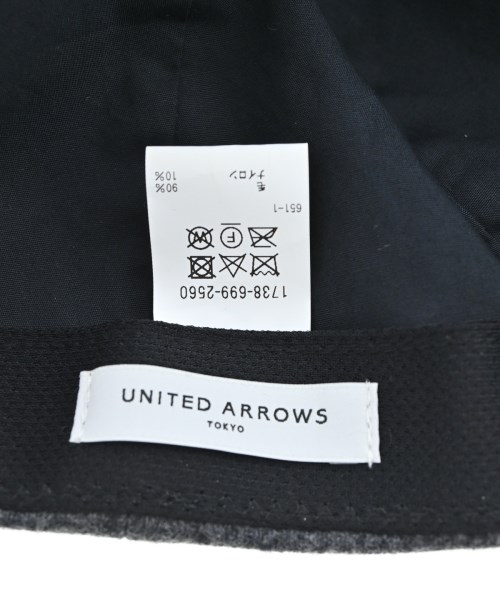 UNITED ARROWS（ユナイテッドアローズ）キャップ グレー サイズ:- レディース/2200653718040