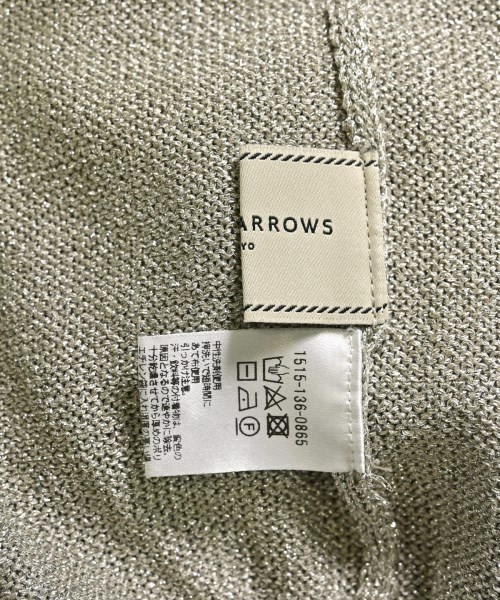UNITED ARROWS（ユナイテッドアローズ）カーディガン シルバー サイズ:F レディース/2200659351111