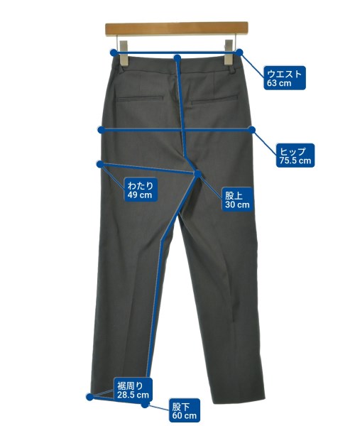 UNITED ARROWS（ユナイテッドアローズ）スラックス グレー サイズ:34(XS位) レディース/2200654967041