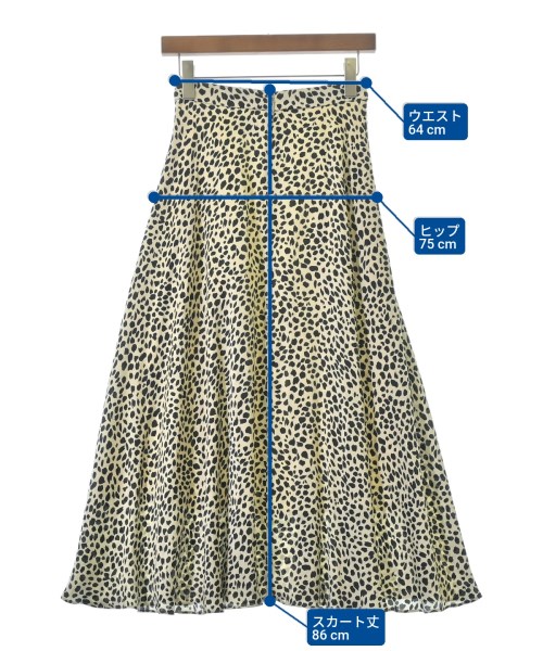 UNITED ARROWS（ユナイテッドアローズ）ロング・マキシ丈スカート ベージュ サイズ:36(S位) レディース/2200660195056