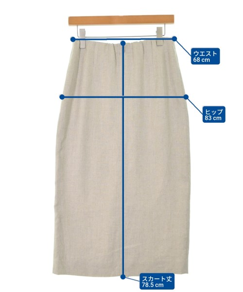 UNITED ARROWS（ユナイテッドアローズ）ロング・マキシ丈スカート ベージュ サイズ:40(M位) レディース/2200656373116