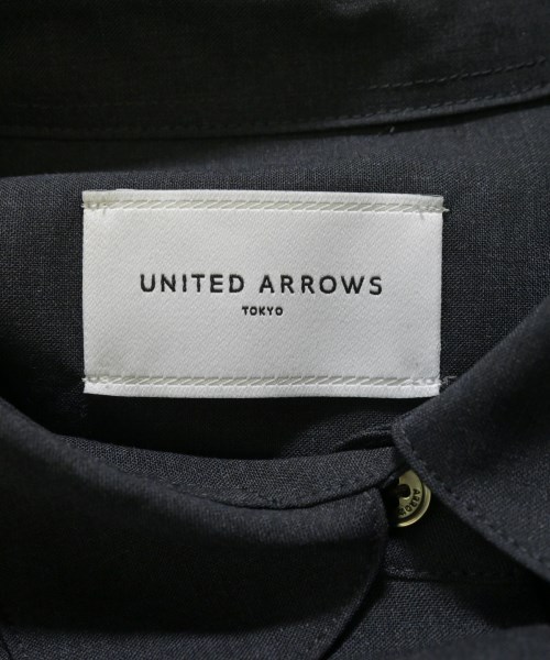 UNITED ARROWS（ユナイテッドアローズ）シャツワンピース 紺 サイズ:F レディース/2200657675110