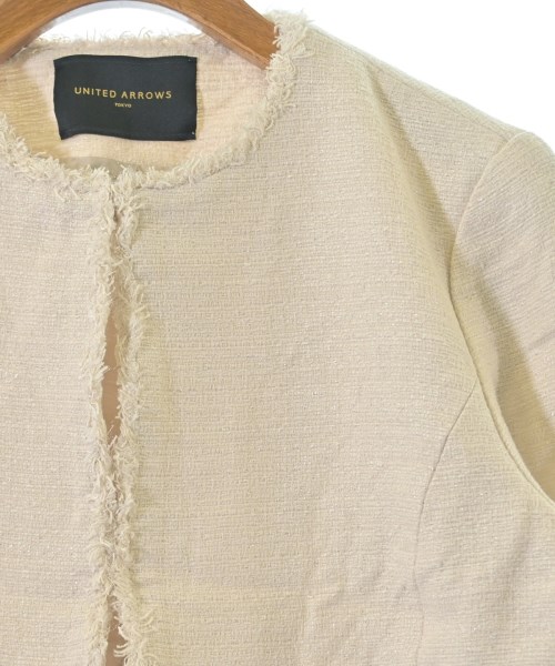 UNITED ARROWS（ユナイテッドアローズ）ノーカラージャケット ベージュ サイズ:40(M位) レディース/2200660727158
