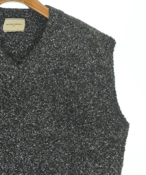 UNITED ARROWS（ユナイテッドアローズ）ベスト 黒 サイズ:F レディース/2200661125120