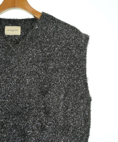 UNITED ARROWS（ユナイテッドアローズ）ベスト/ノースリーブ 黒 サイズ:F レディース/2200706883053
