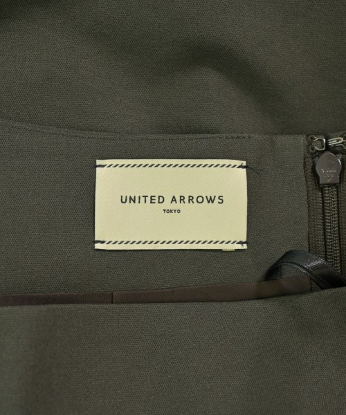 UNITED ARROWS（ユナイテッドアローズ）ひざ丈スカート 茶 サイズ:38(M位) レディース/2200710504029