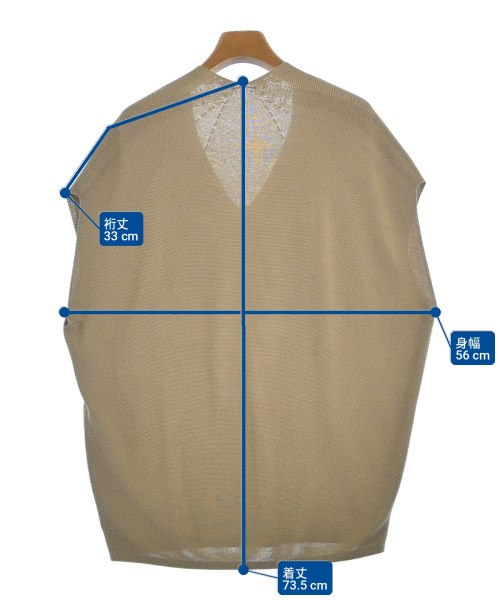 UNITED ARROWS（ユナイテッドアローズ）ベスト ベージュ サイズ:-(M位) レディース/2200708765012