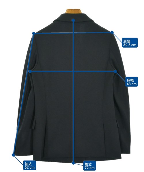 UNITED ARROWS（ユナイテッドアローズ）テーラードジャケット 黒 サイズ:36(S位) レディース/2200711412040