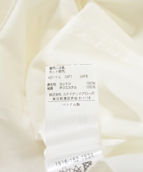 UNITED ARROWS（ユナイテッドアローズ）ブラウス 白 サイズ:F レディース/2200709459187