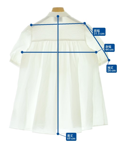 UNITED ARROWS（ユナイテッドアローズ）ブラウス 白 サイズ:F レディース/2200702547010