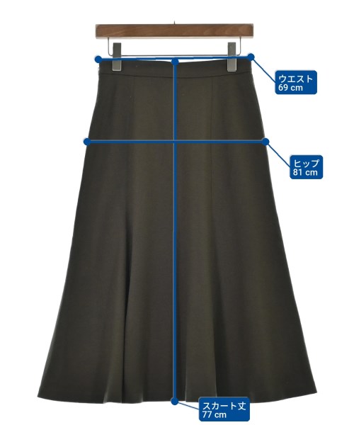 UNITED ARROWS（ユナイテッドアローズ）ロング・マキシ丈スカート 茶 サイズ:38(M位) レディース/2200709511076