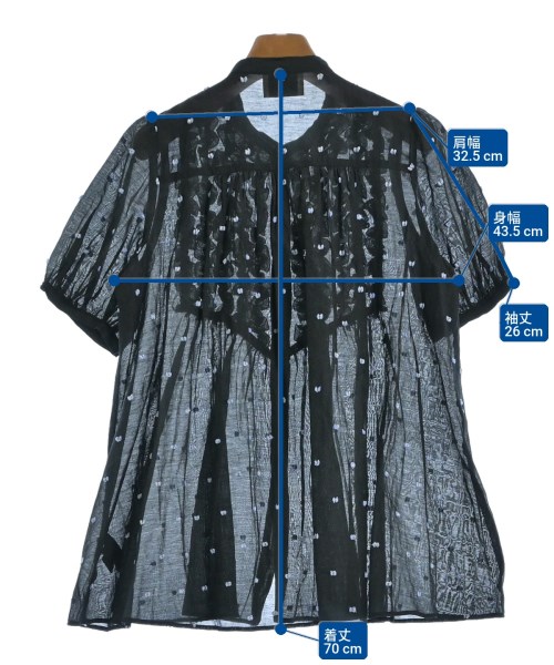UNITED ARROWS（ユナイテッドアローズ）カジュアルシャツ 黒 サイズ:F レディース/2200709657019