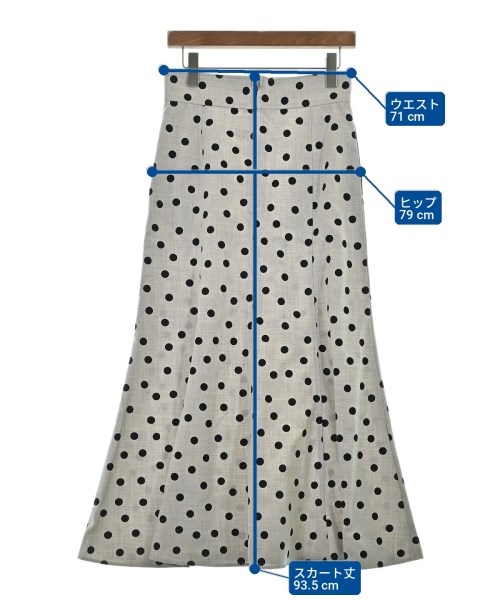 UNITED ARROWS（ユナイテッドアローズ）ロング・マキシ丈スカート グレー サイズ:38(M位) レディース/2200712699013