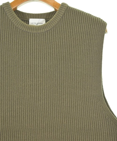 UNITED ARROWS（ユナイテッドアローズ）ベスト/ノースリーブ カーキ サイズ:F レディース/2200706435436