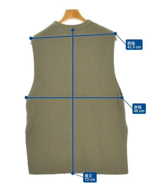 UNITED ARROWS（ユナイテッドアローズ）ベスト/ノースリーブ カーキ サイズ:F レディース/2200706435436
