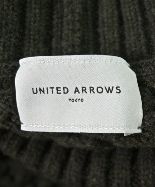 UNITED ARROWS（ユナイテッドアローズ）ニット・セーター カーキ サイズ:F レディース/2200706435535