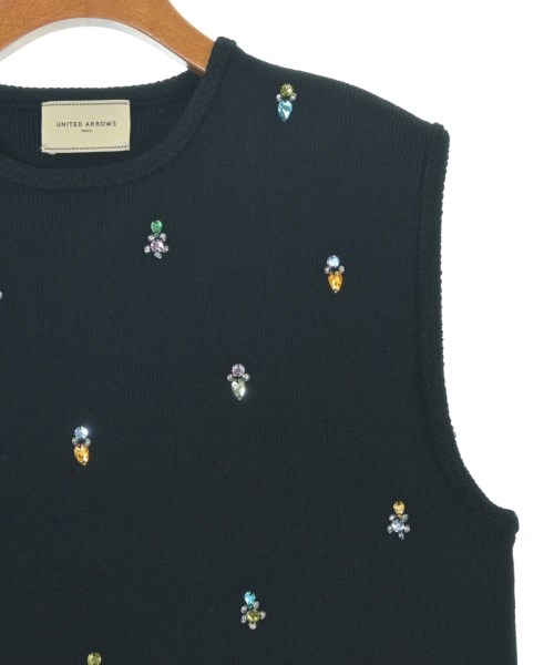 UNITED ARROWS（ユナイテッドアローズ）ベスト/ノースリーブ 黒 サイズ:F レディース/2200706435726