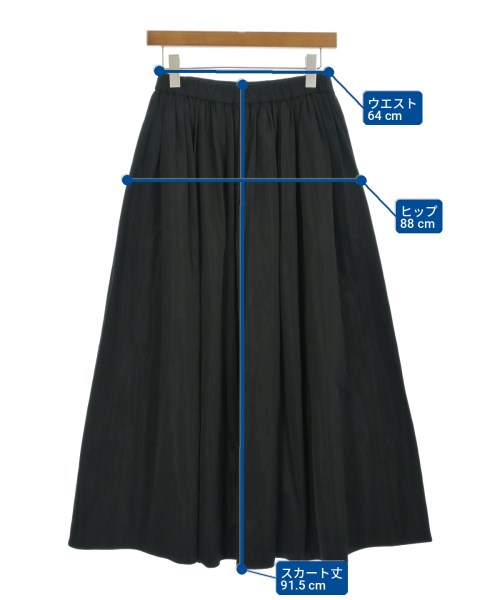 UNITED ARROWS（ユナイテッドアローズ）ロング・マキシ丈スカート 黒 サイズ:38(M位) レディース/2200712366229